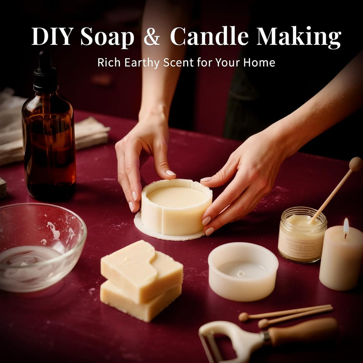 Patchouli Essential Oil for Diffuser,Soap Making&Aromatherapy