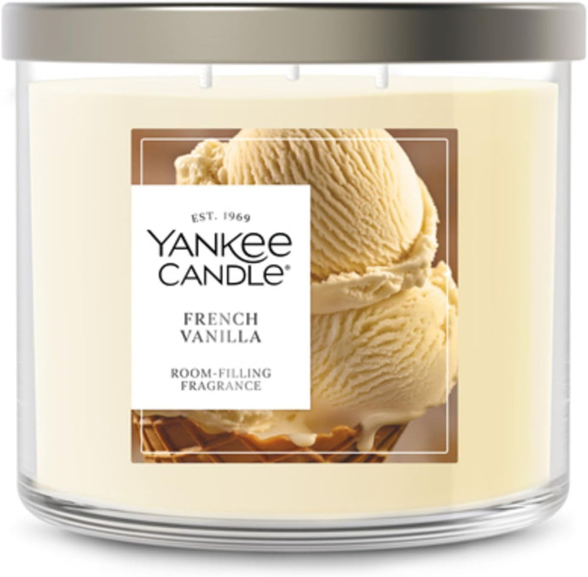 French Vanilla Scented Candle, 14.5Oz 3-Wick