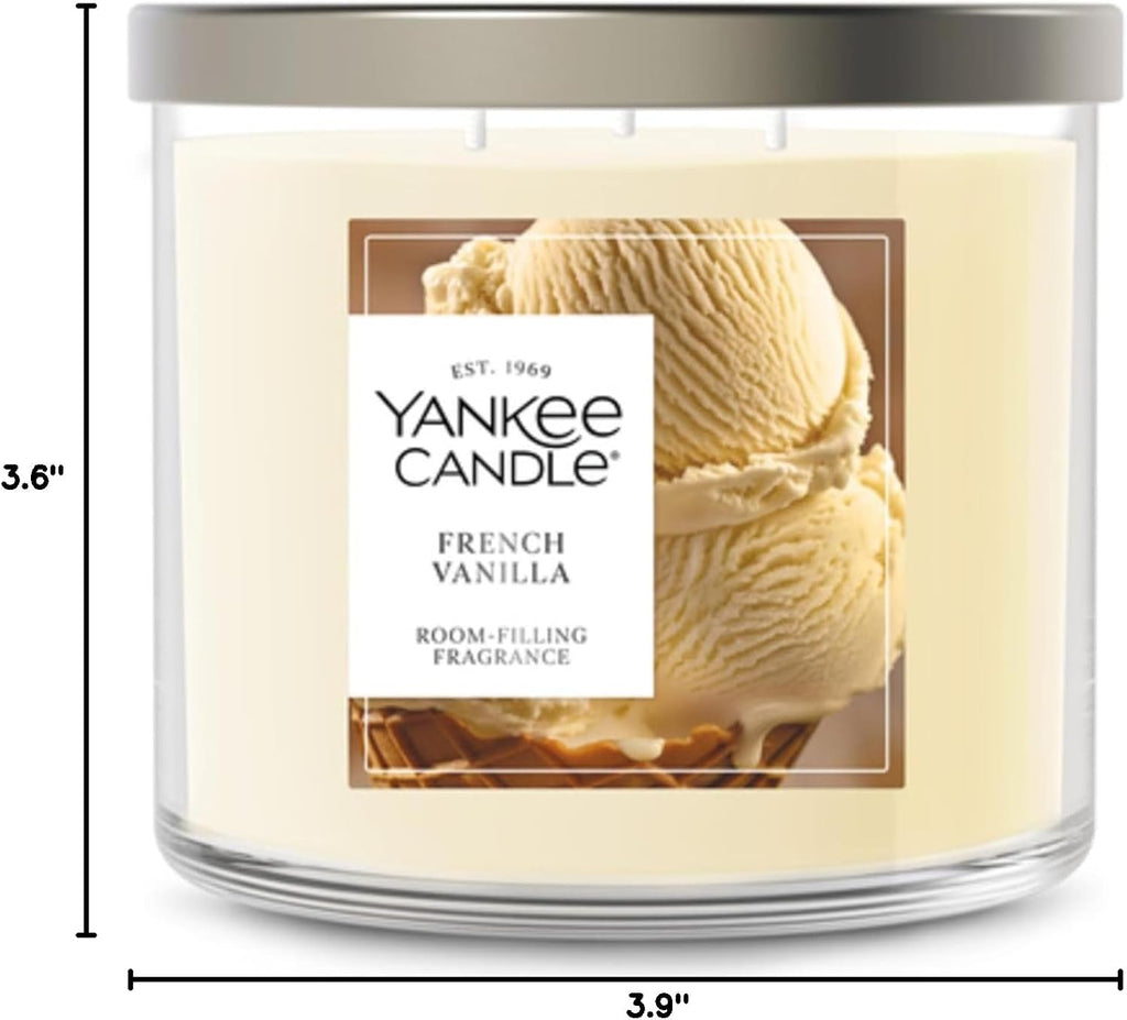 French Vanilla Scented Candle, 14.5Oz 3-Wick