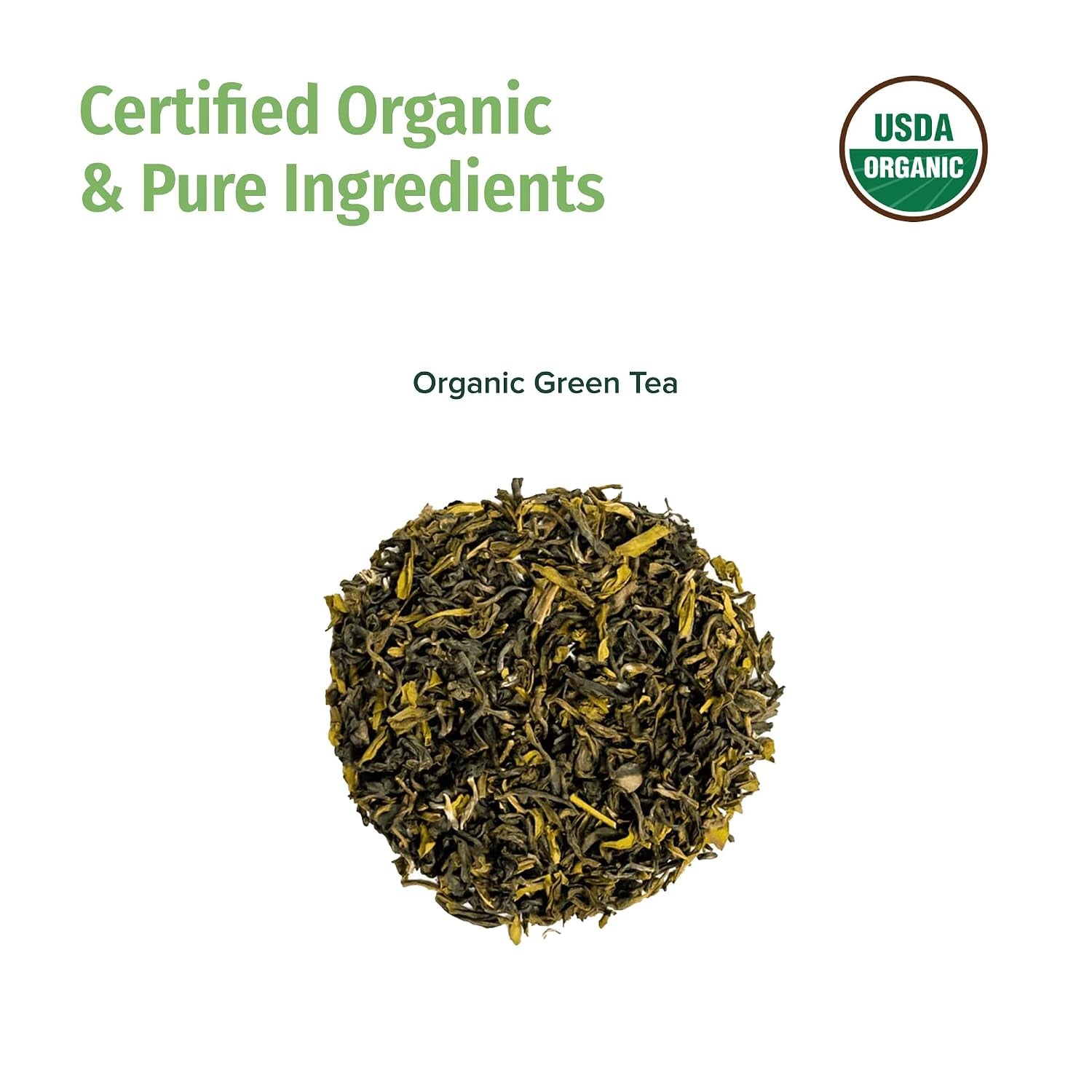 Organic Green Tea Loose Leaf - Premium USDA Certified Organic Loose Leaf Tea - Single Origin from Award Winning Family Farm in the Himalayas - 3.5Oz / 100G (Himalayan Mist)
