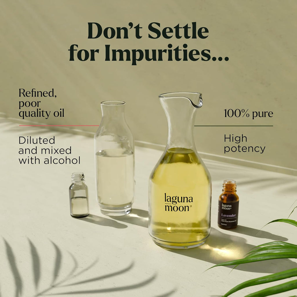 Essential Oils Aromatherapy Set - 6 Oils for Diffusers, Home Care, Candle Making Scents, Fragrance, Humidifiers, Gifts - Peppermint, Tea Tree, Lavender, Eucalyptus, Orange (10Ml)
