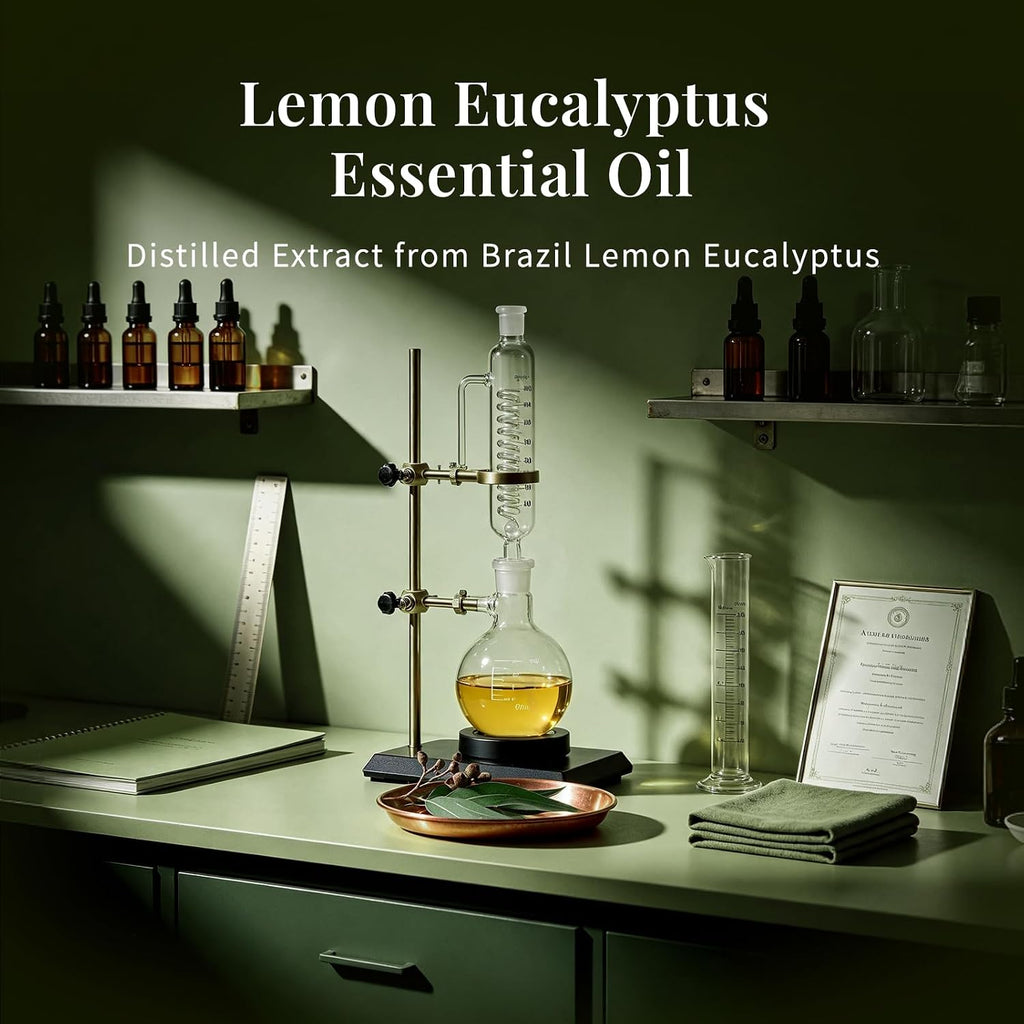 Lemon Eucalyptus Essential Oil for Spray, Skin Care & Aromatherapy
