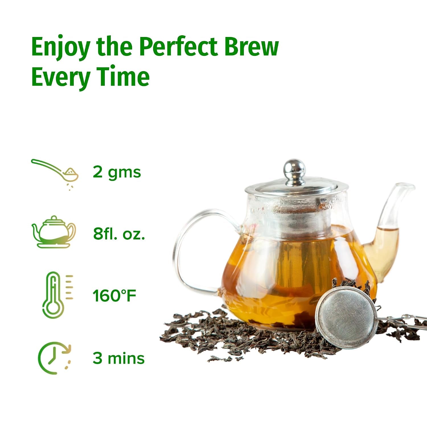 Organic Green Tea Loose Leaf - from a Family Farm in the Himalayas - Award-Winning Premium Green Tea Leaves Loose Leaf - 3.5Oz /100G (Ganesha Green)