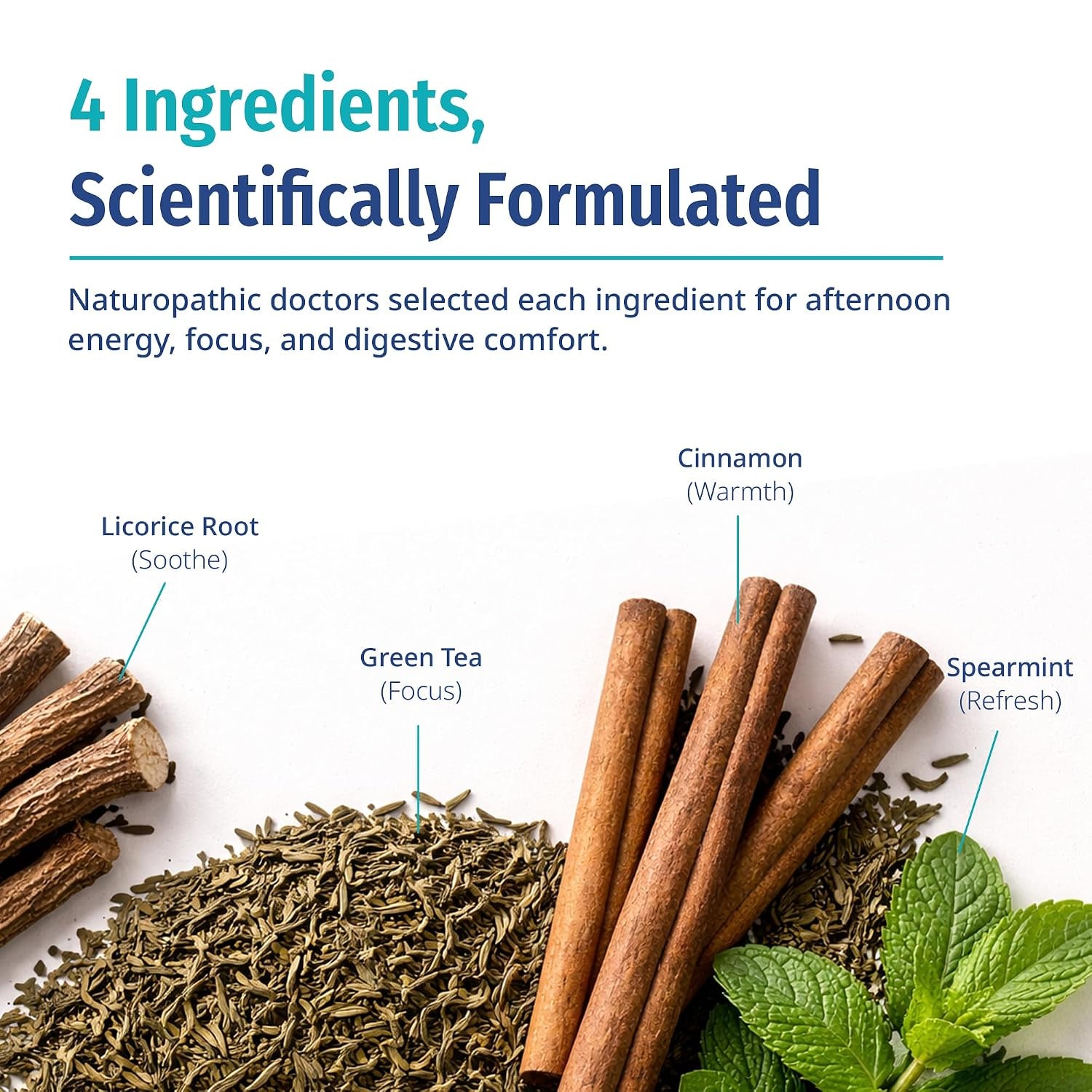 Boost Spearmint Green Tea Bags, 30 Count | Wellness Blend with Licorice Root & Cinnamon, Medium Caffeine | Digestive Wellness Energy | Plastic Free Pyramid Bags with Whole Tea Leaves