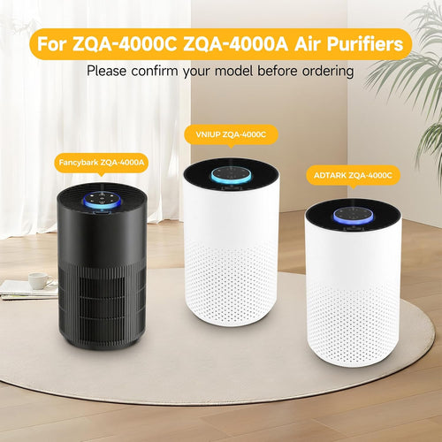 3-In-1 Replacement Filter for ADTARK ＆ VNIUP ZQA-4000C, Fancybark ZQA-4000A