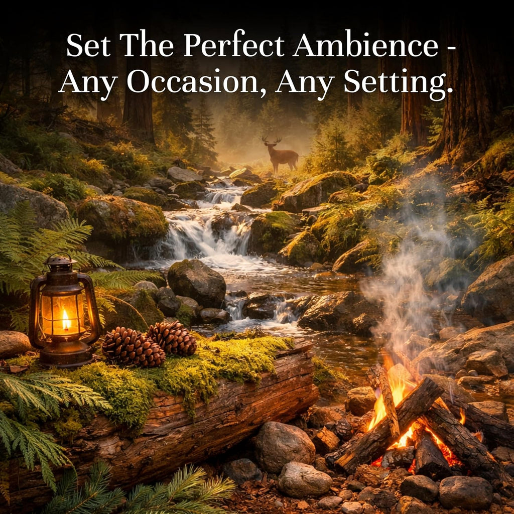 - Woodland Set of Scented Oils - Cedar, Warm Rustic Woods, Moss, Redwood Forest, Mountain Air, Evergreen Forest Fragrance Oils for Candle Making, Soap Making, Diffuser Oils