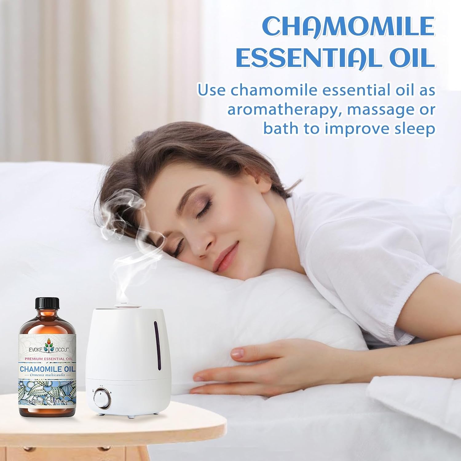 Chamomile Essential Oil for Skin Hair Diffuser Candle Soap Making - 4 FL Oz