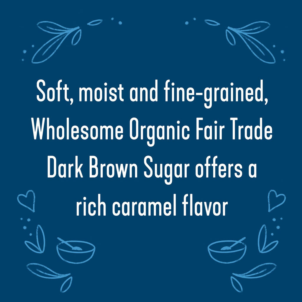 Fair Trade Organic Dark Brown Sugar, 24Oz, 6-Pack