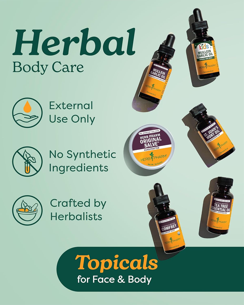 Arnica Liquid Herbal Extract: Multipurpose Topical for Face & Body, Certified Organic Arnica Tincture, Made with Whole Flower Arnica, for External Use Only, Vegan, Gluten-Free, Non-Gmo, 1 Oz