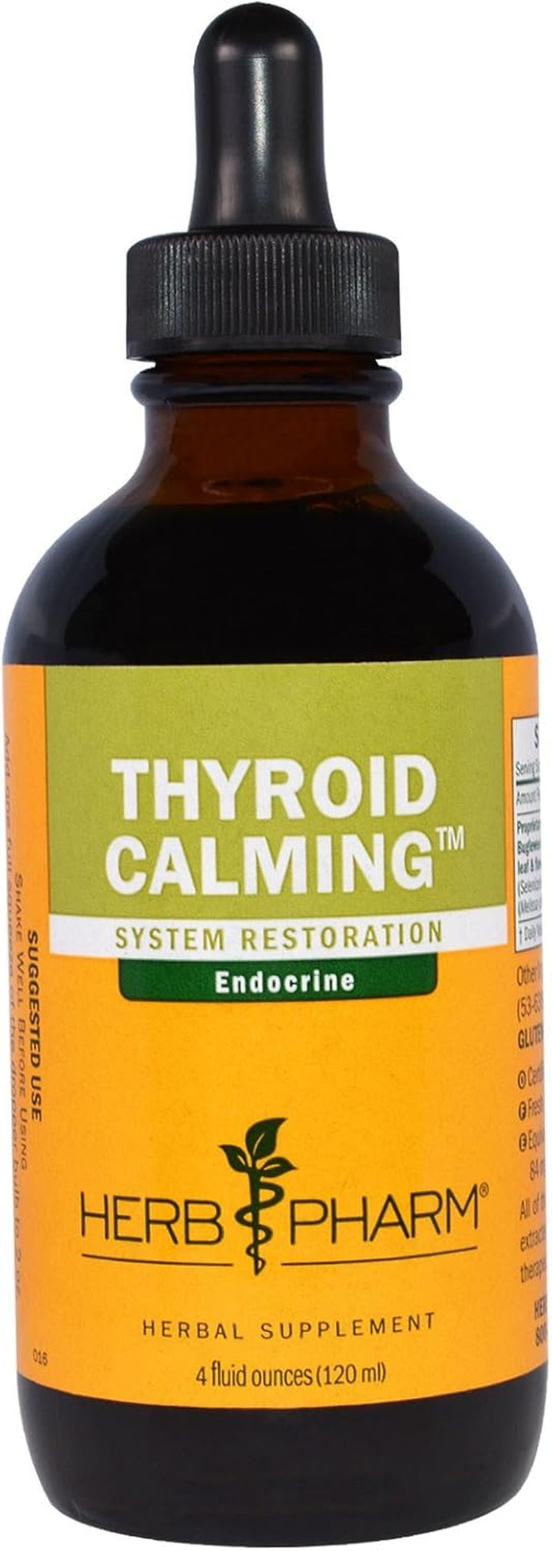 Thyroid Calming Liquid Formula: Motherwort & Bugleweed Herbal Extract, Endocrine Support Tincture for Natural Endocrine Balance, Non-Gmo Herbal Thyroid Calming Supplement, 4 Oz*