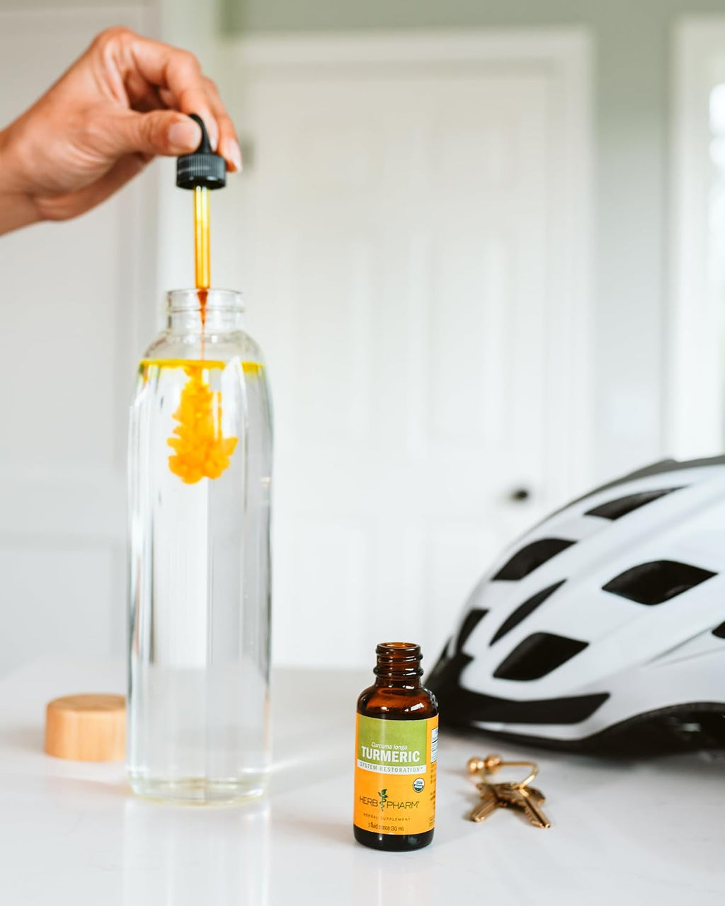 Turmeric Liquid Extract: USDA Organic Liver, Joint, Muscle, Cardiovascular, and Digestive Support, Fast-Absorbing & Sugar-Free Turmeric Root Tincture, up to ~3 Week Supply, 1 Oz*