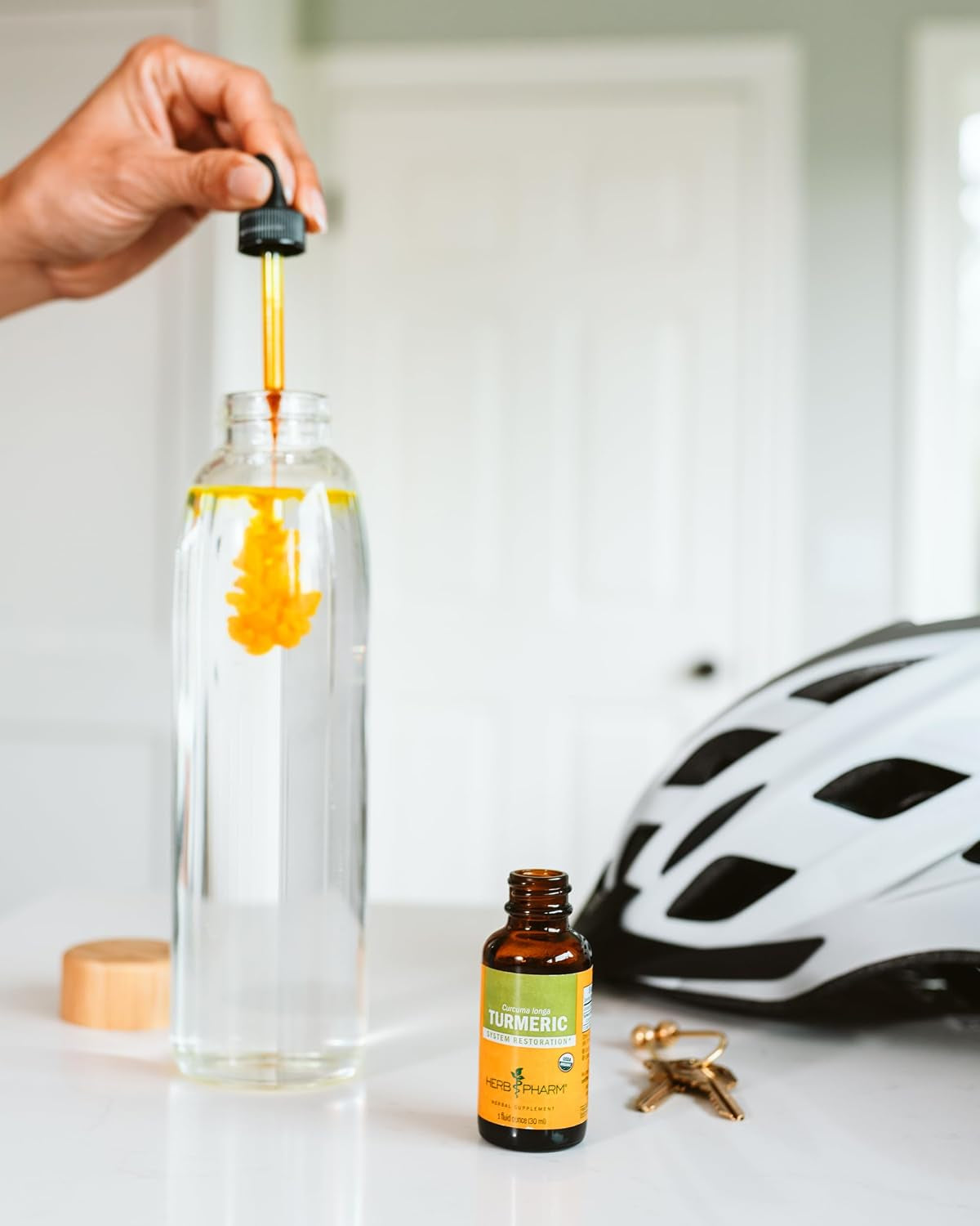 Turmeric Liquid Extract: USDA Organic Liver, Joint, Muscle, Cardiovascular, and Digestive Support, Fast-Absorbing & Sugar-Free Turmeric Root Tincture, up to ~3 Week Supply, 1 Oz*