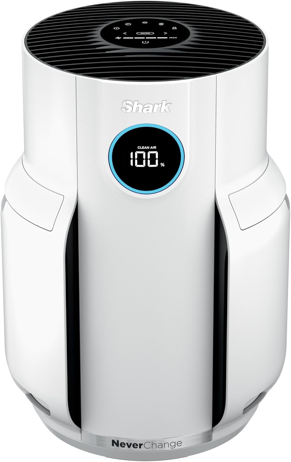 Shark Air Purifier for Home, Neverchange, for Large Room, Bedroom, Home Office, Hepa-Exceeding Filter, Captures Pollutants, Pet Dander, Dust, Odor, Smoke, and More, HP153, White