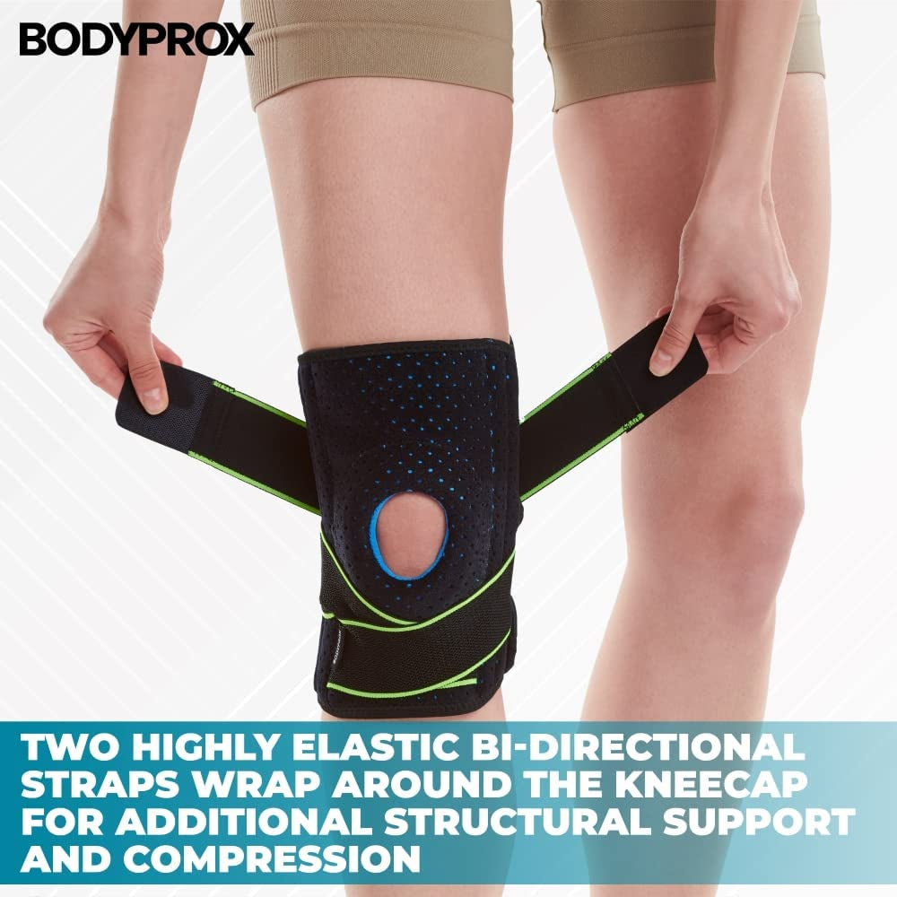Knee Brace with Side Stabilizers & Patella Gel Pad Support