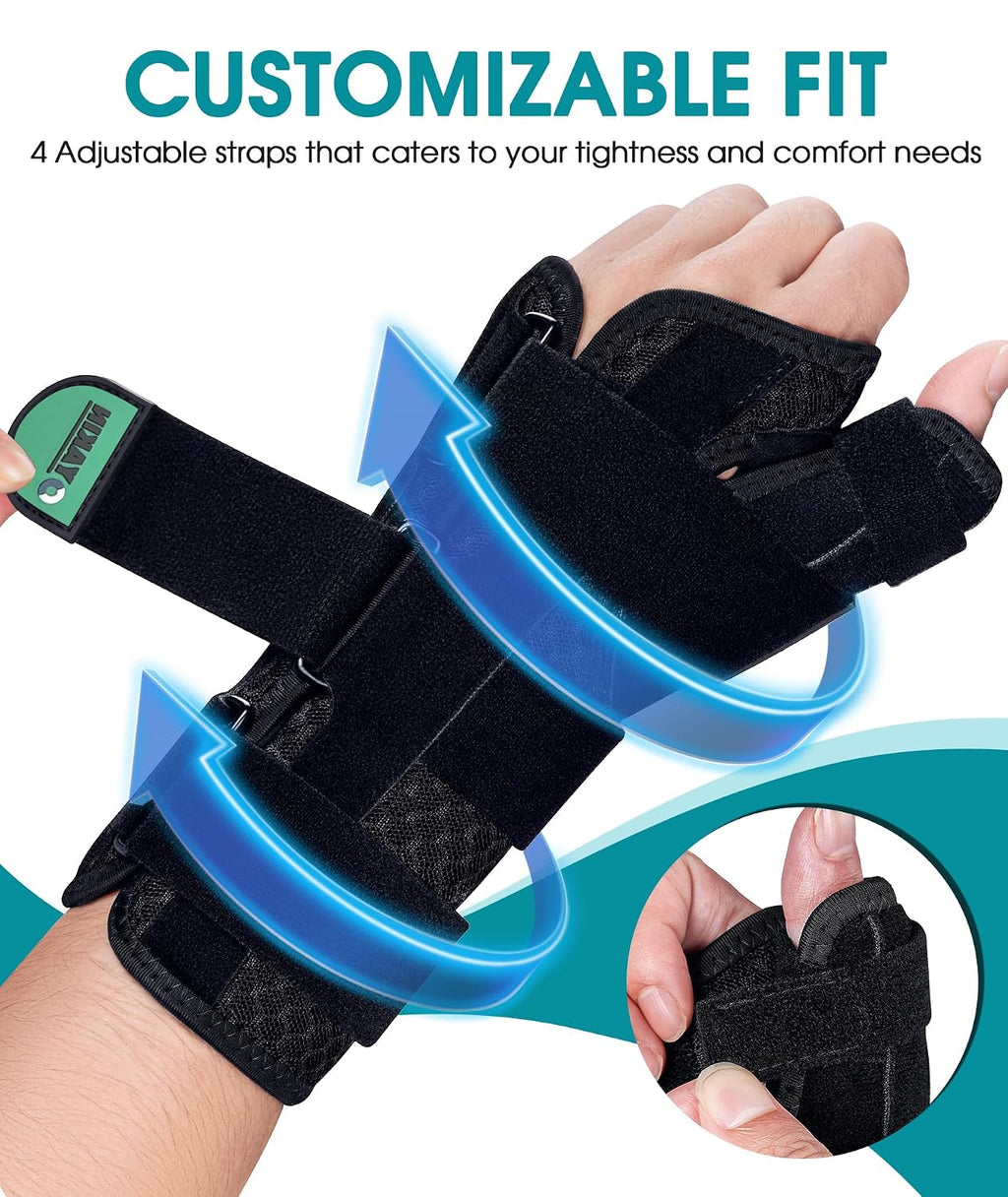 Carpal Tunnel Wrist Brace Night Support, Thumb Brace for Men Women